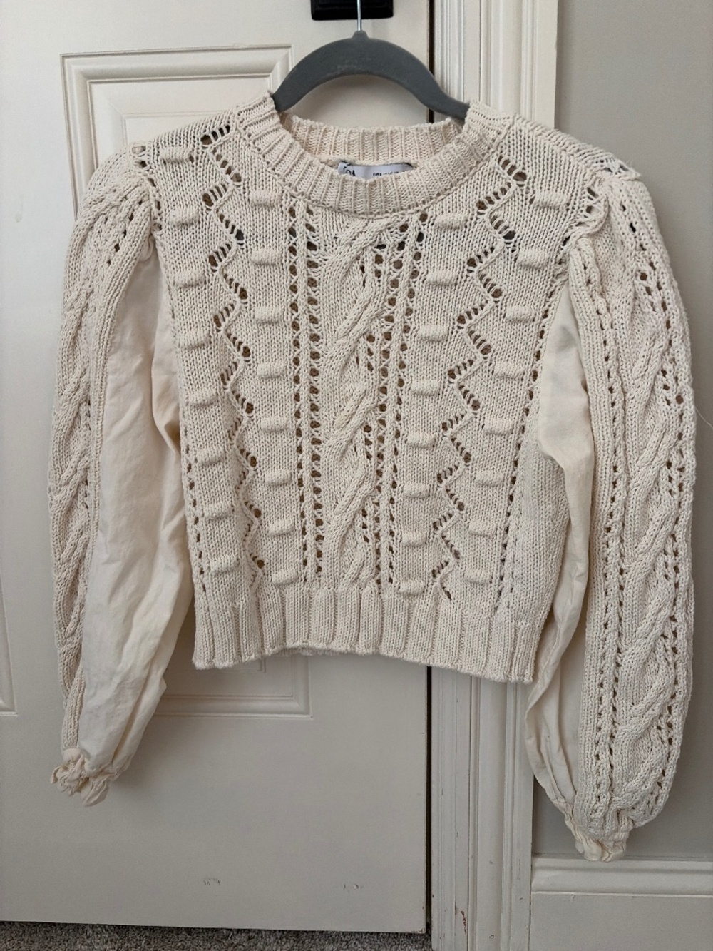 Zara cotton sweater, size S